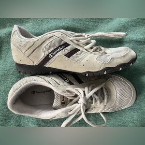 Champion Cream-coloured Athletic Shoes with retro vibe